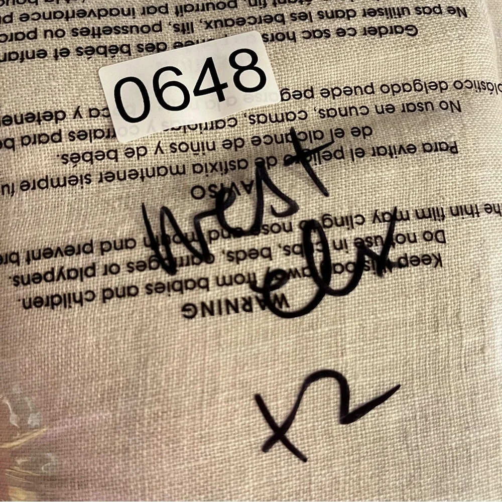 West Elm 48x81 flax linen curtain set Natural 48×84 0648 pole pocket hidden tab